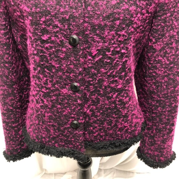 Bridgetown Collection Jacket Womens Size 12 Button Up Wool Blend Blazer Office - Picture 3 of 7